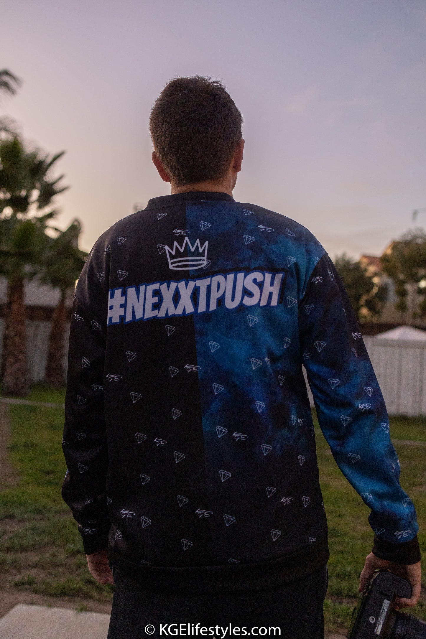 (New) Cut-N-Sew #Nexxtpush Unisex Track Bomber Jacket