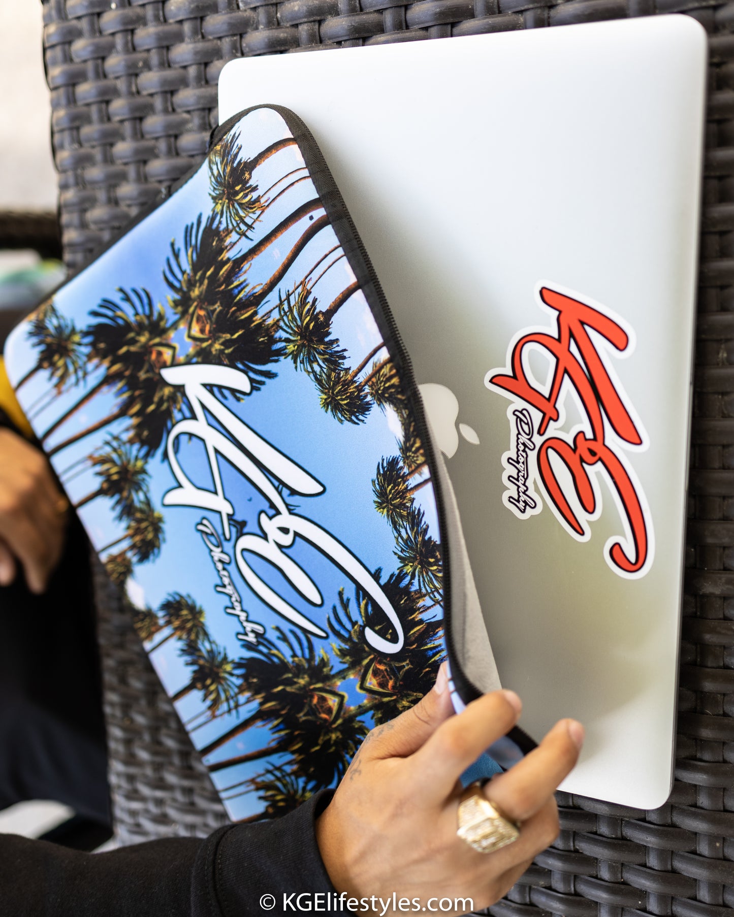 (New) KGE Photography - Designer Escape to Paradise Laptop Sleeve