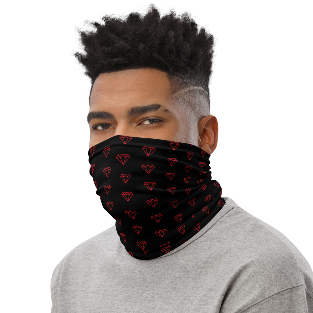 Red Diamond Neck Gaiter (Face Mask)