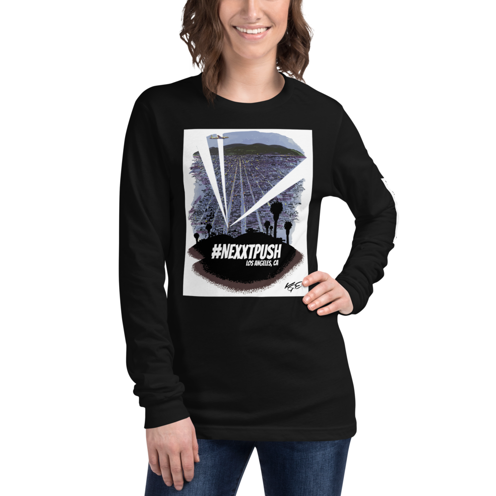 #Nexxtpush - Vintage Los Angeles | Soft-Fit Long Sleeve Tee