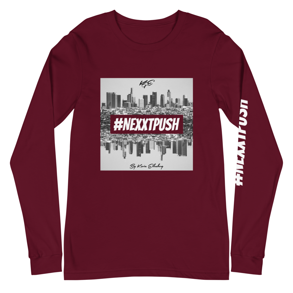 #Nexxtpush - Los Angeles Skyline | Soft-Fit Long Sleeve Tee
