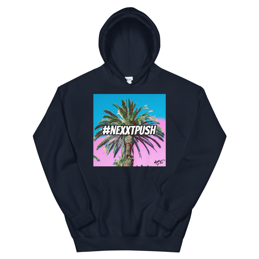 #Nexxtpush Cotton Candy Palm Tree Original Unisex Hoodie