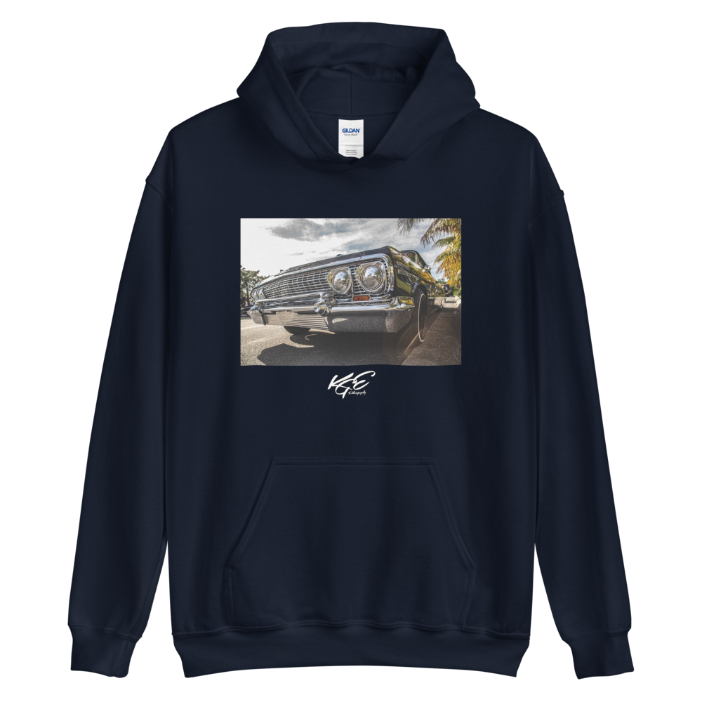 (BIG SIZE) KGE Photography Classic Lowrider Original Unisex Hoodie (Sizes 3XL - 5XL) - (Limited Drop)