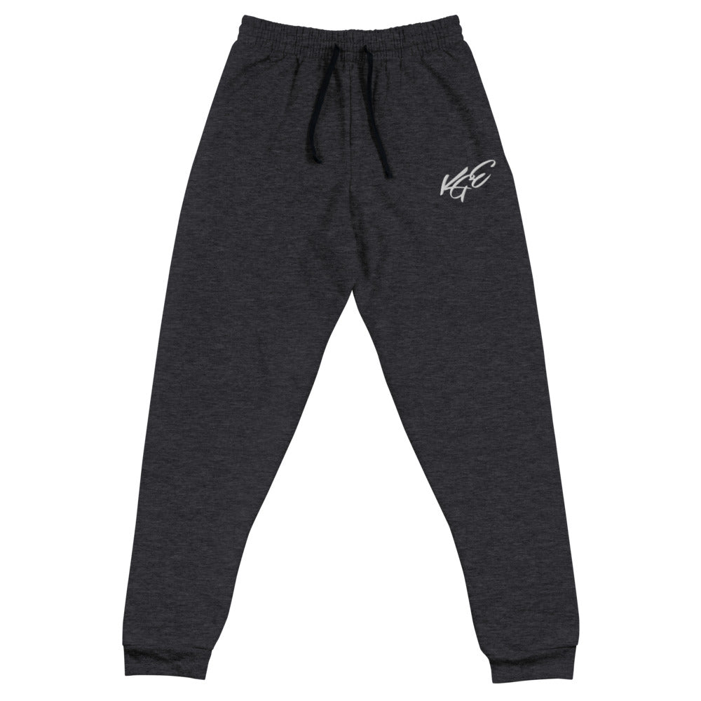 KGE Unlid Embroidered - Joggers (White Signature)