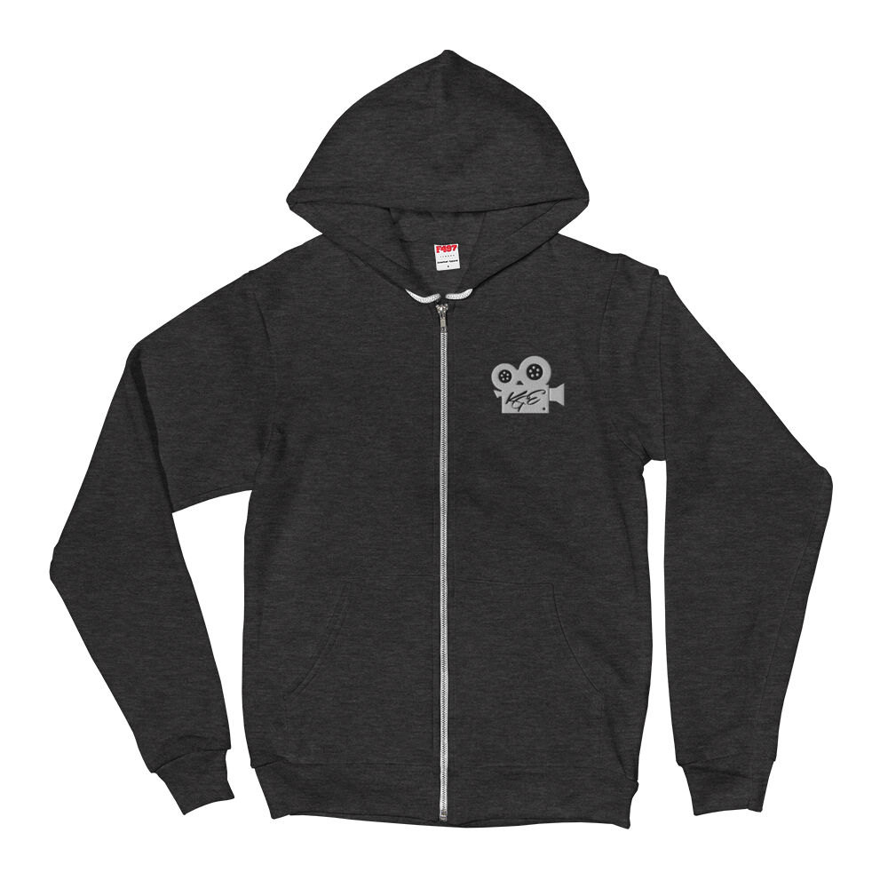 American Apparel - KGE Movie Camera Zip Hoodie
