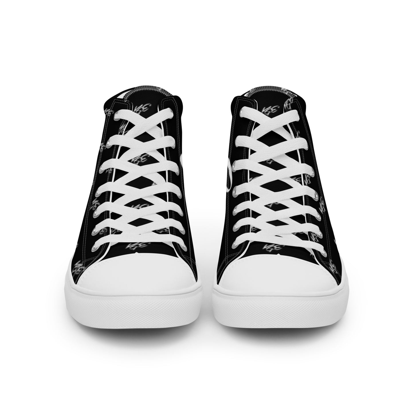 (New) KGE Unltd Black 24's Men’s high top canvas shoes