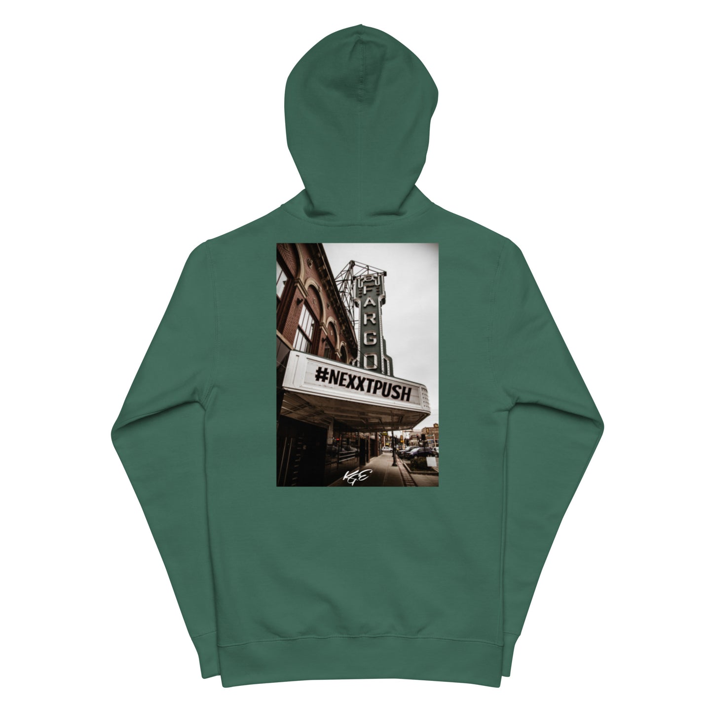 #Nexxtpush Fargo independent Unisex fleece zip up hoodie