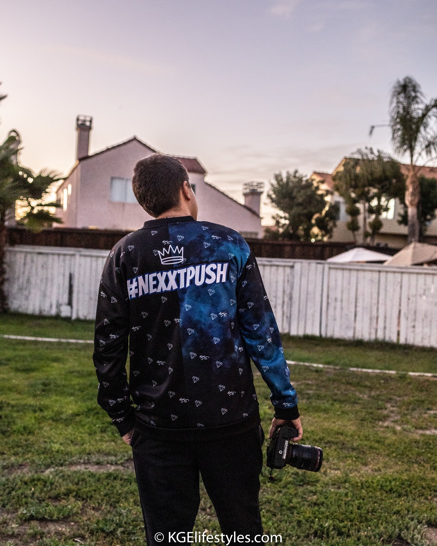 (New) Cut-N-Sew #Nexxtpush Unisex Track Bomber Jacket