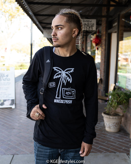 #Nexxtpush - 80's | Soft-Fit Long Sleeve Tee