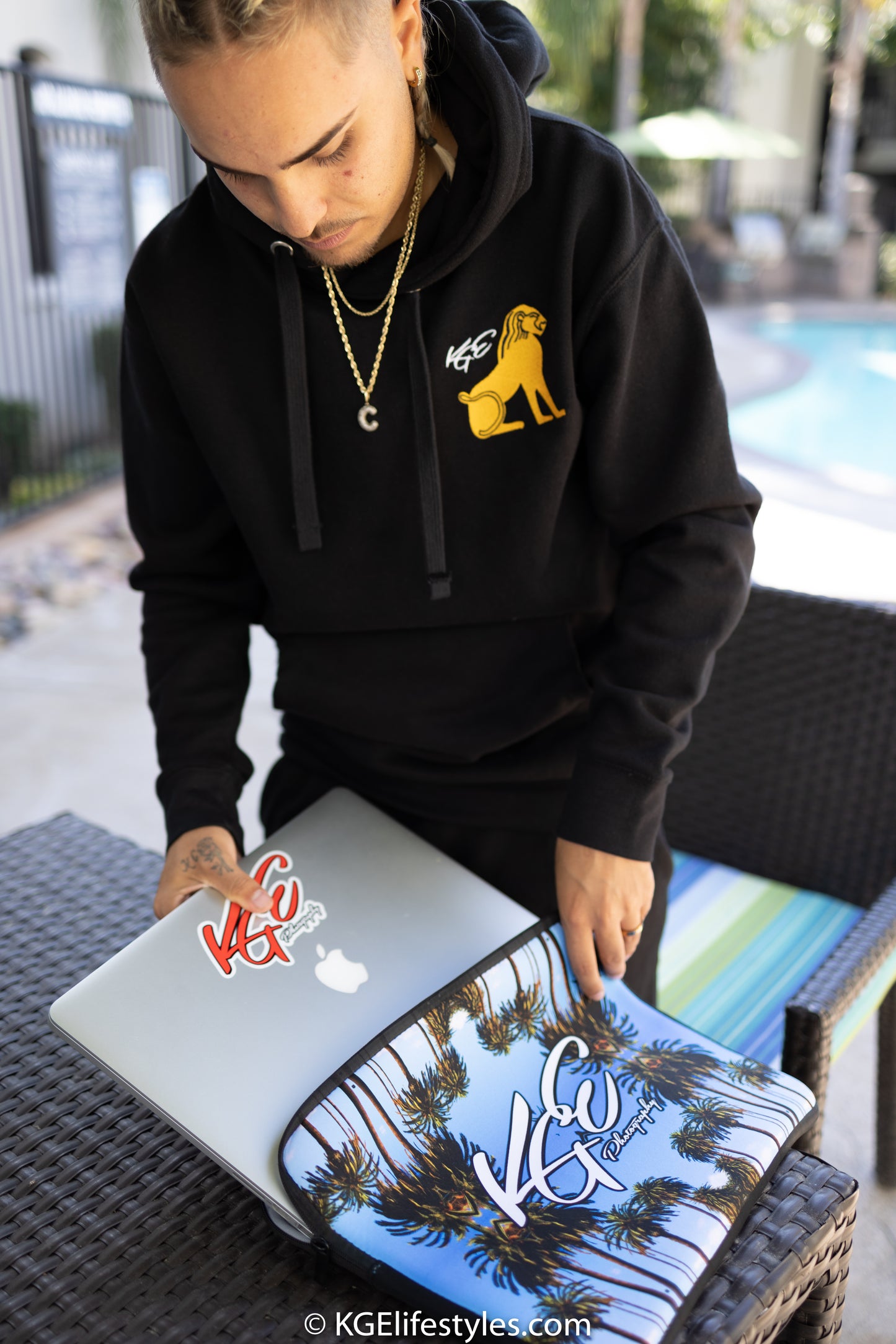 (New) KGE Photography - Designer Escape to Paradise Laptop Sleeve