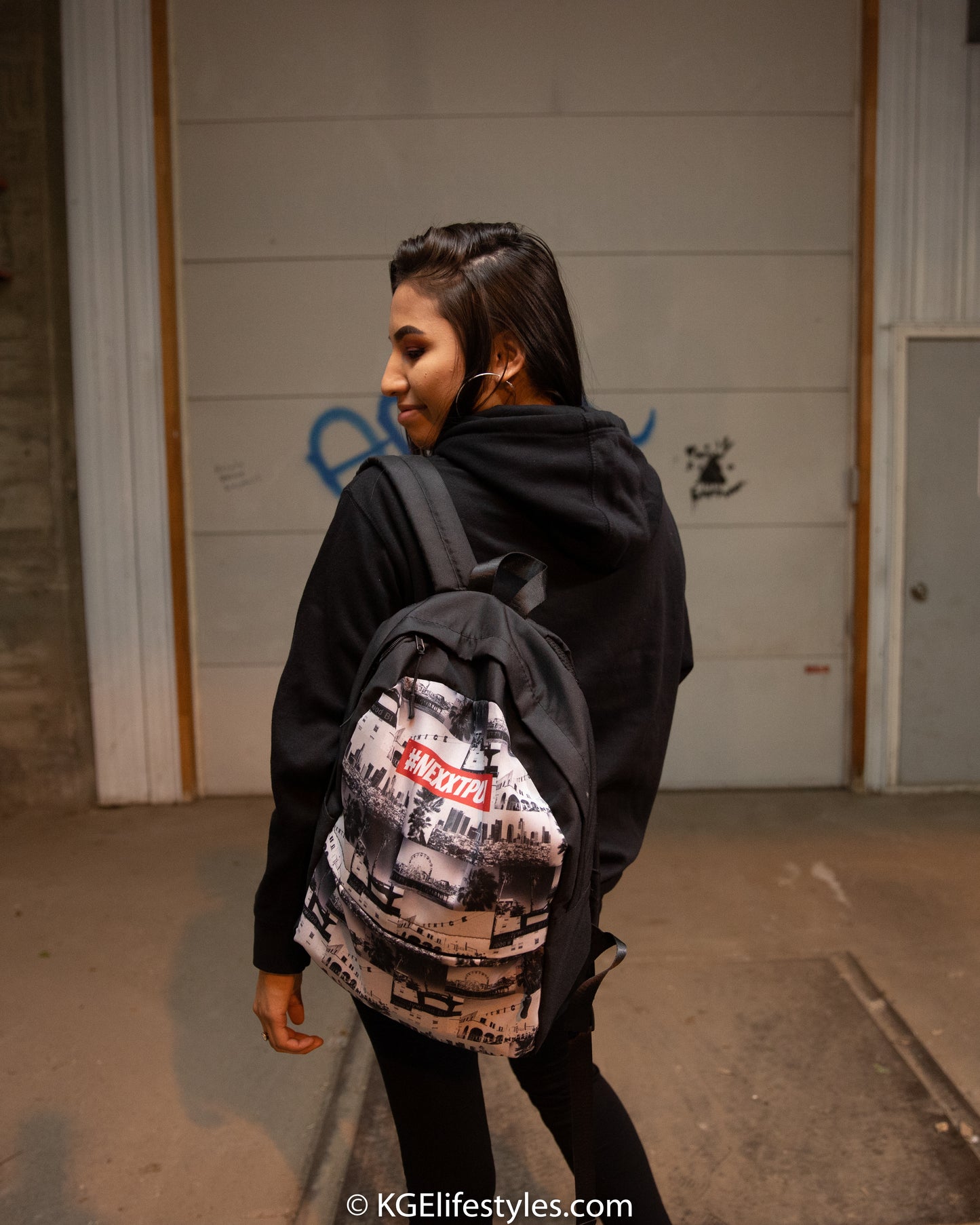 #NEXXTPUSH - Los Angeles Collage - Cut & Sew Backpack