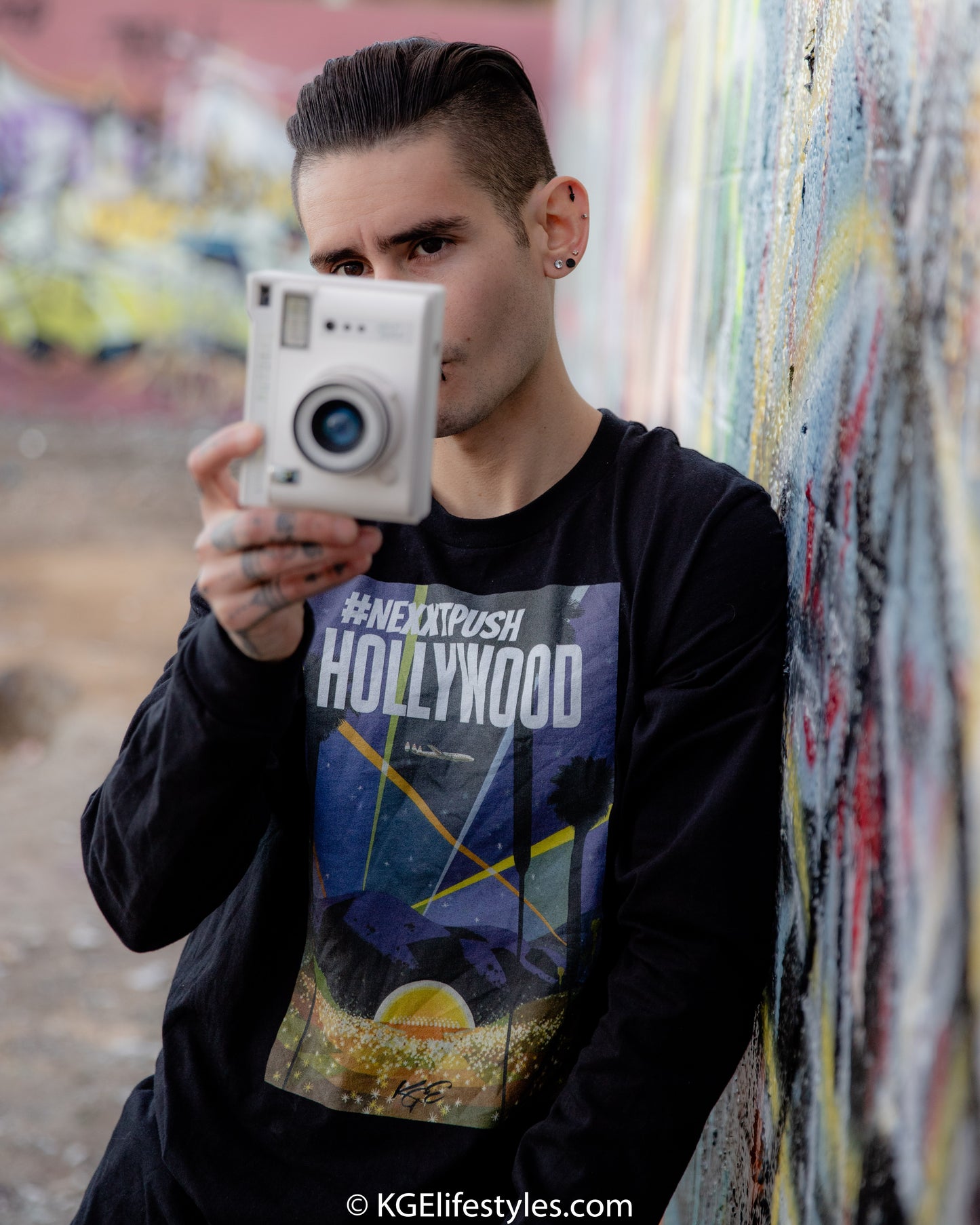 #Nextpush - Vintage Hollywood | Soft-Fit Long Sleeve Tee