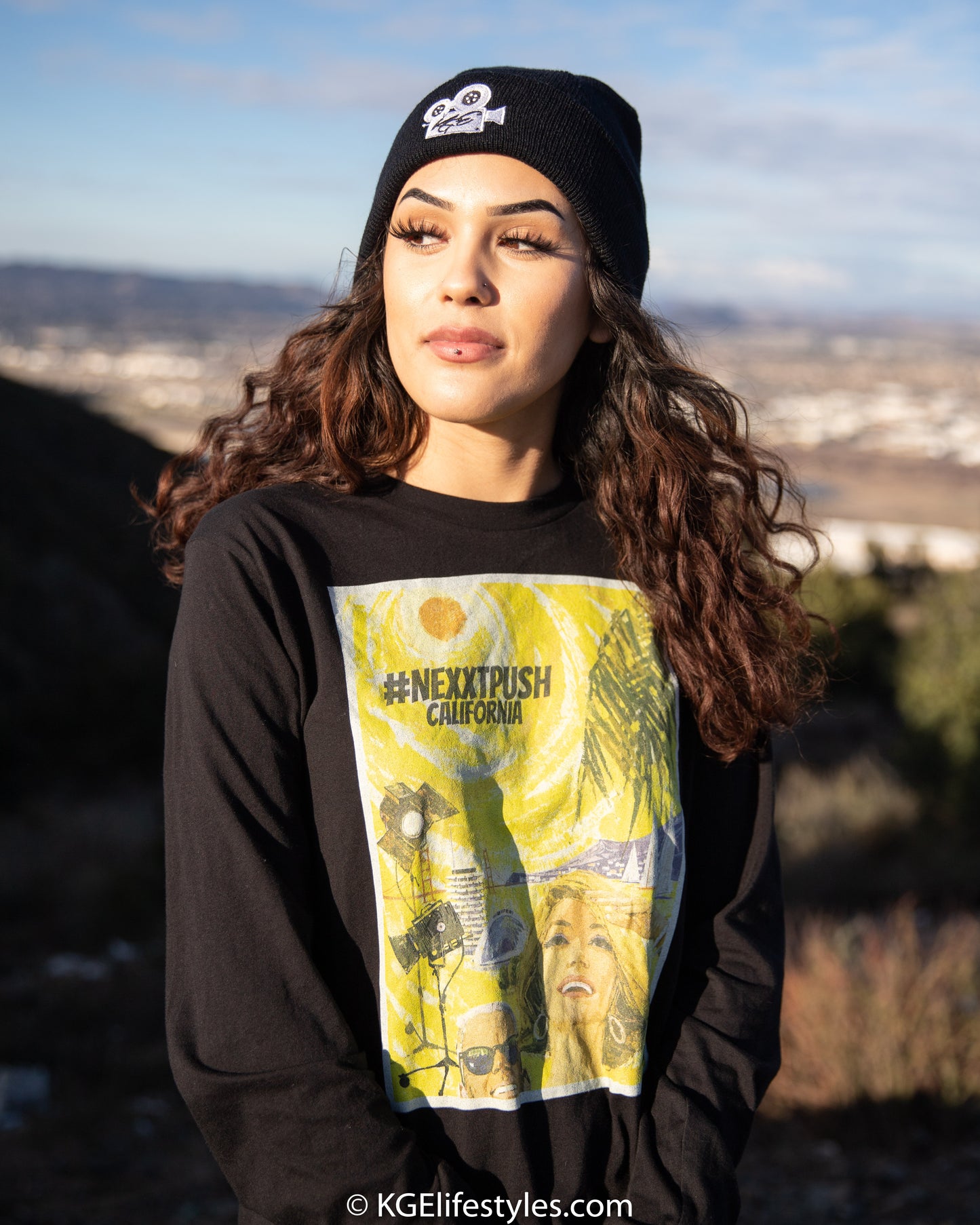 #Nextpush - Vintage California | Soft-Fit Long Sleeve Tee