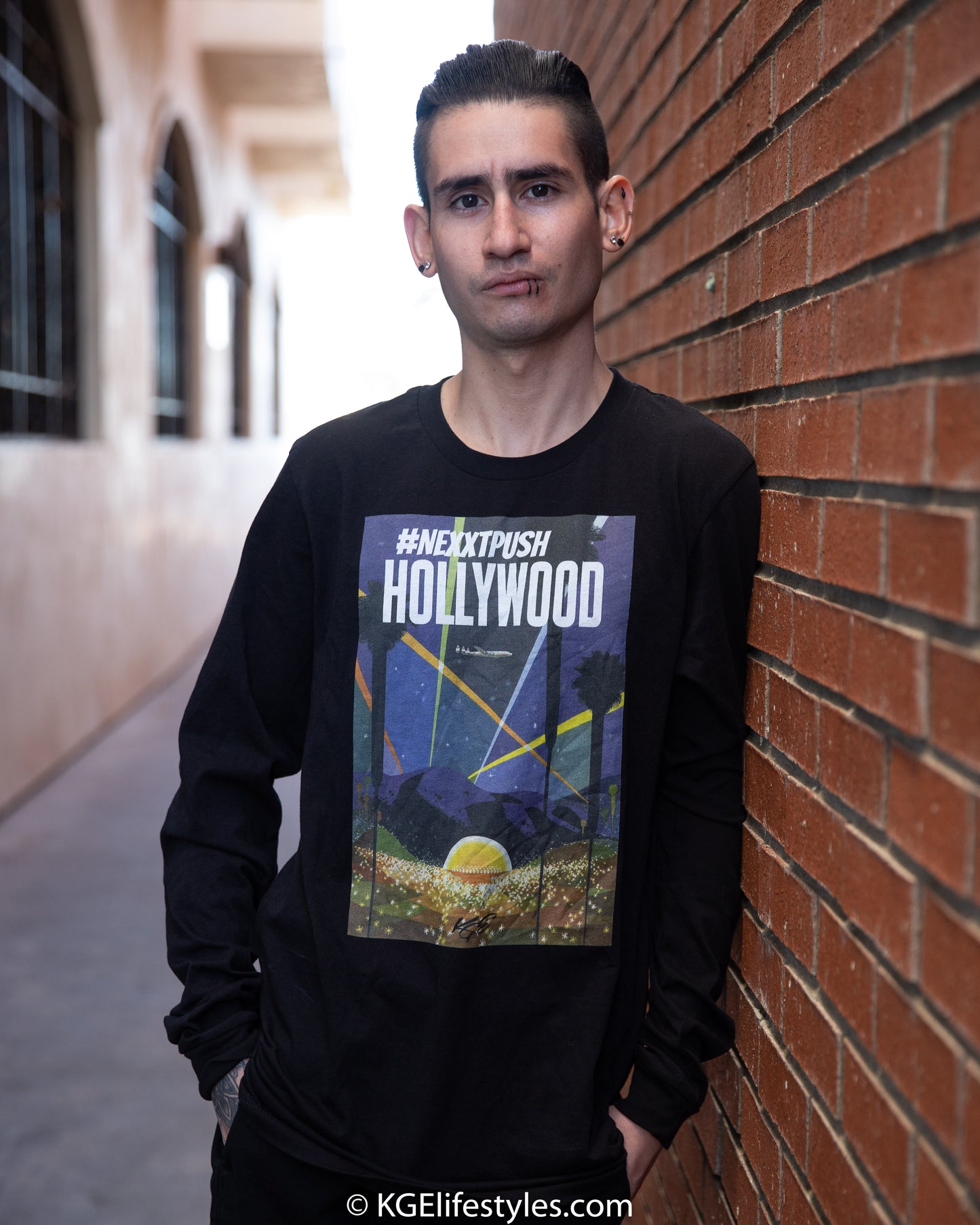 #Nextpush - Vintage Hollywood | Soft-Fit Long Sleeve Tee
