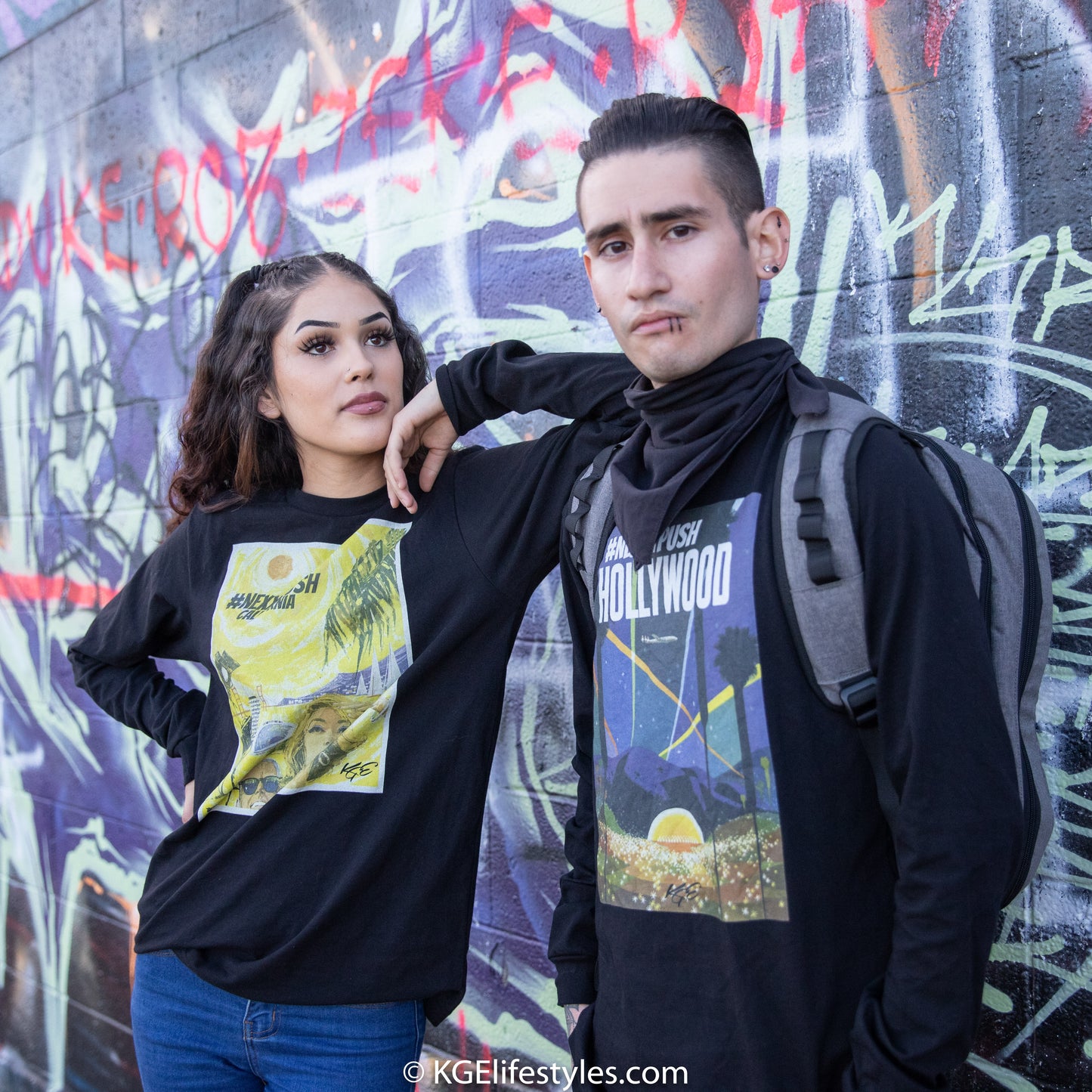 #Nextpush - Vintage Hollywood | Soft-Fit Long Sleeve Tee