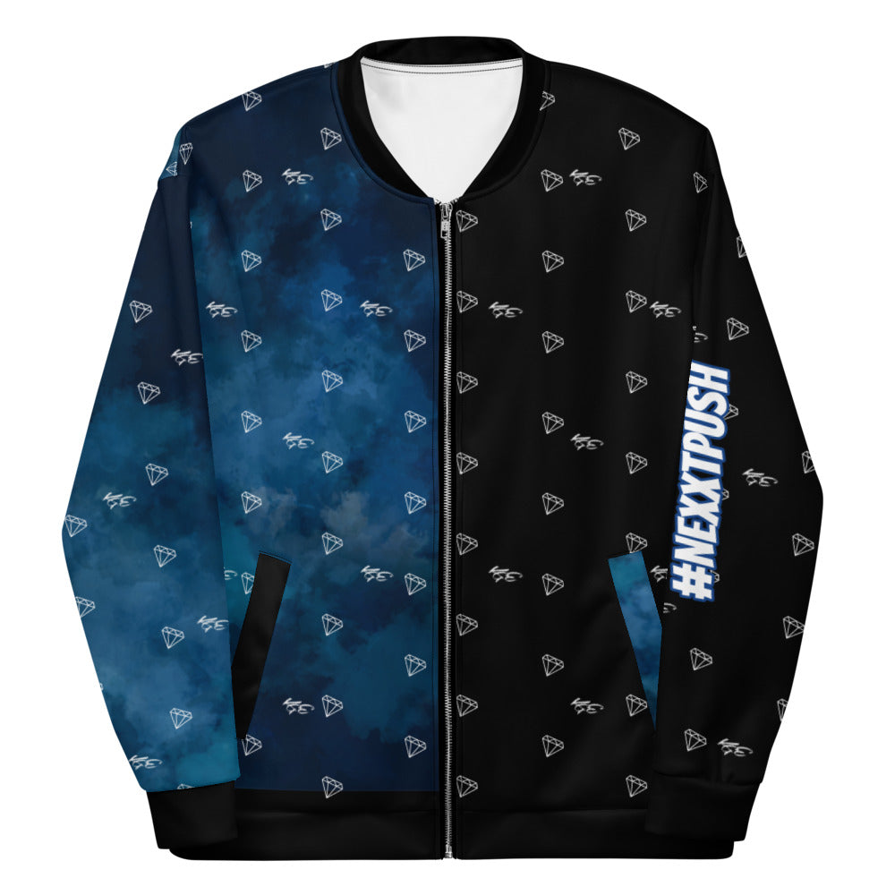 (New) Cut-N-Sew #Nexxtpush Unisex Track Bomber Jacket