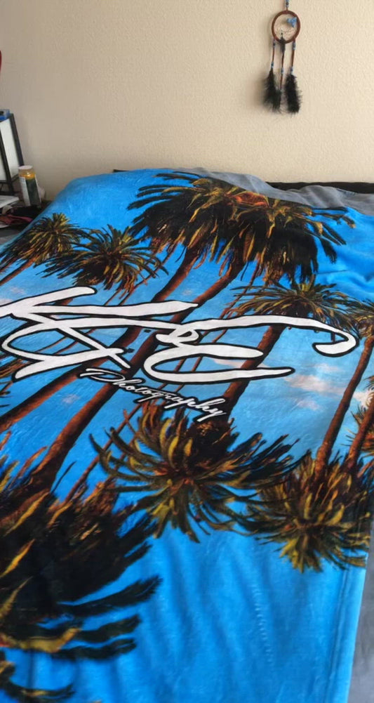 KGE Photography - Escape to  Paradise - High Detailed Print Throw Blanket