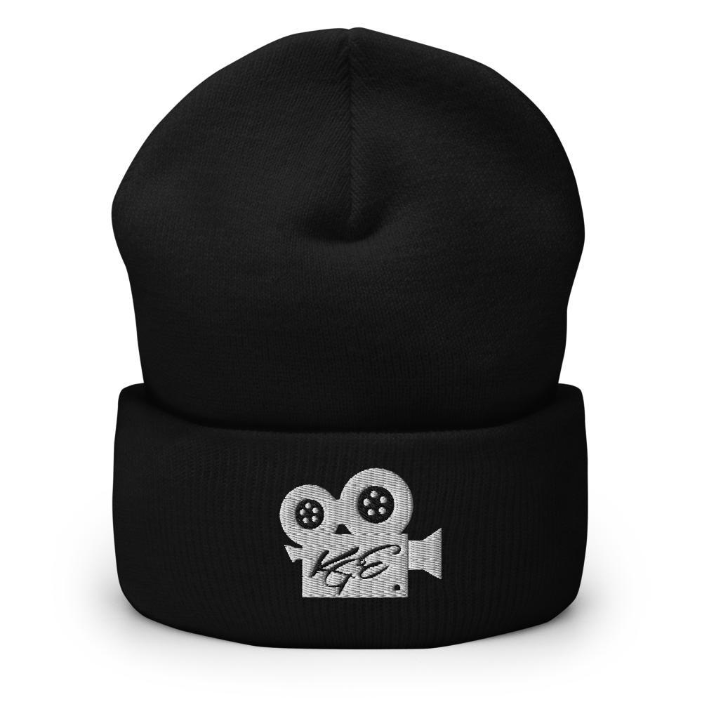 (NEW) KGE WT Movie Camera Cuffed Beanie