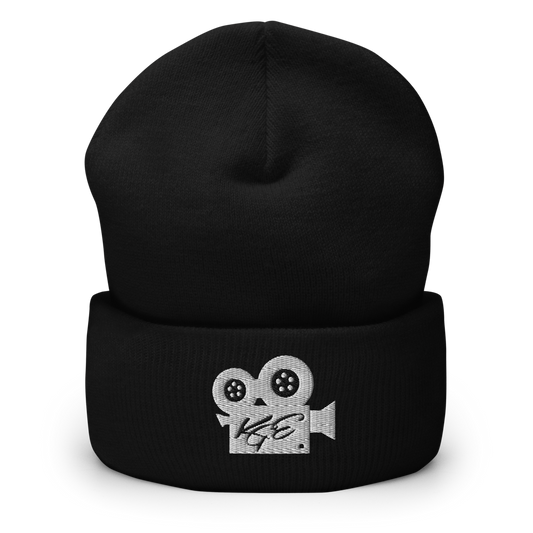 (NEW) KGE WT Movie Camera Cuffed Beanie
