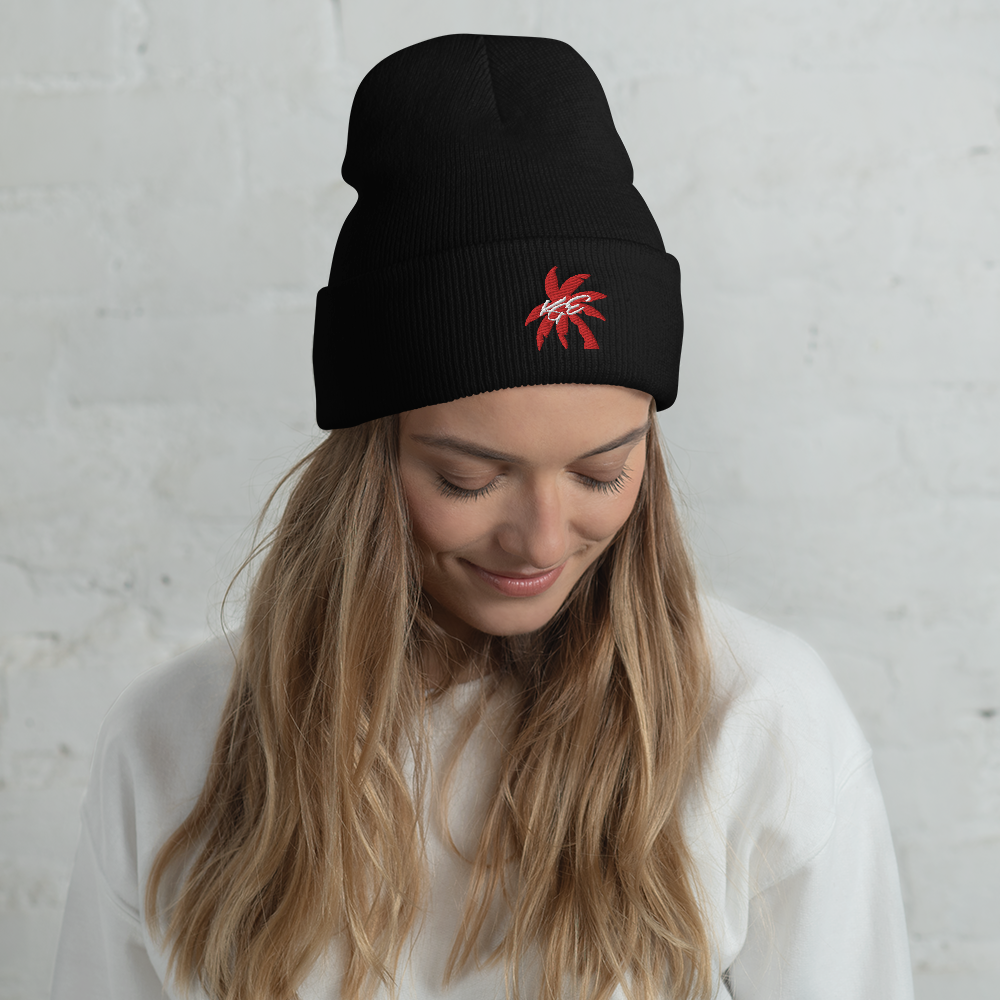 KGE Unlid Palm Paradise Cuffed Beanie