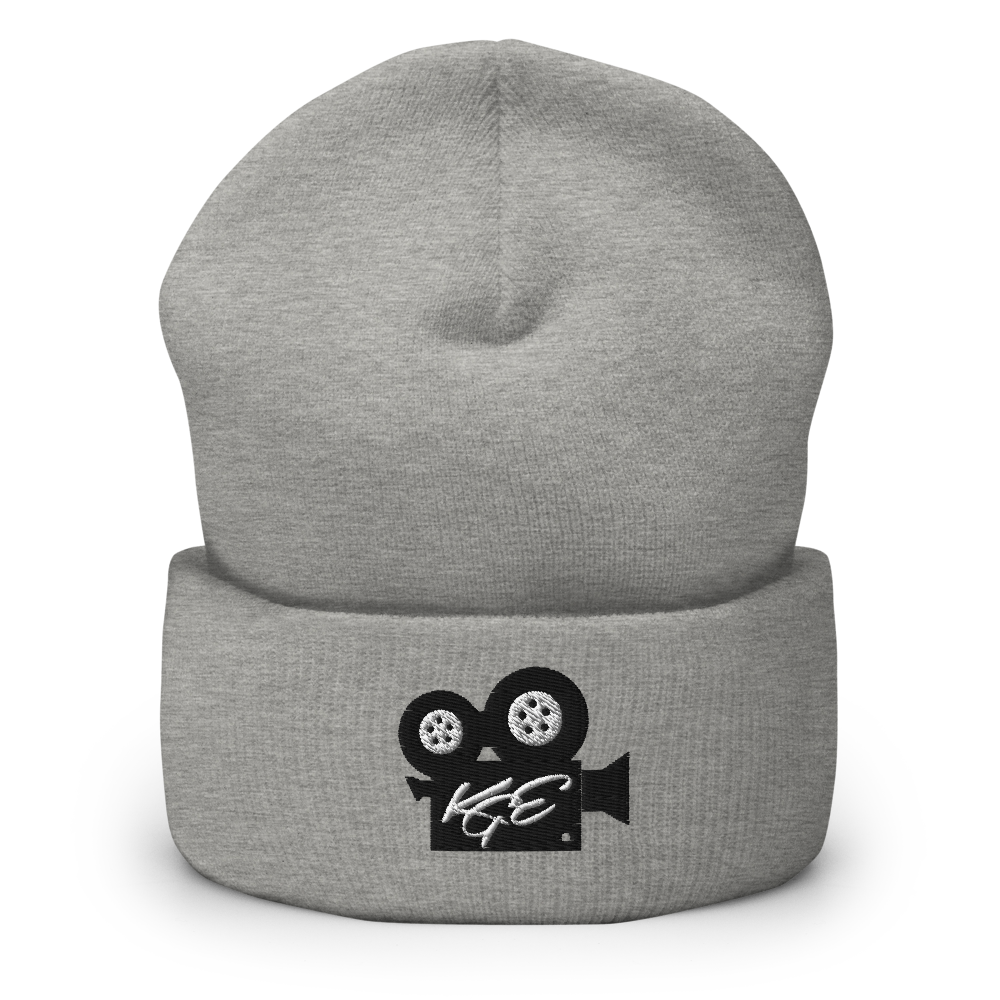 (NEW) KGE BK Movie Camera Cuffed Beanie
