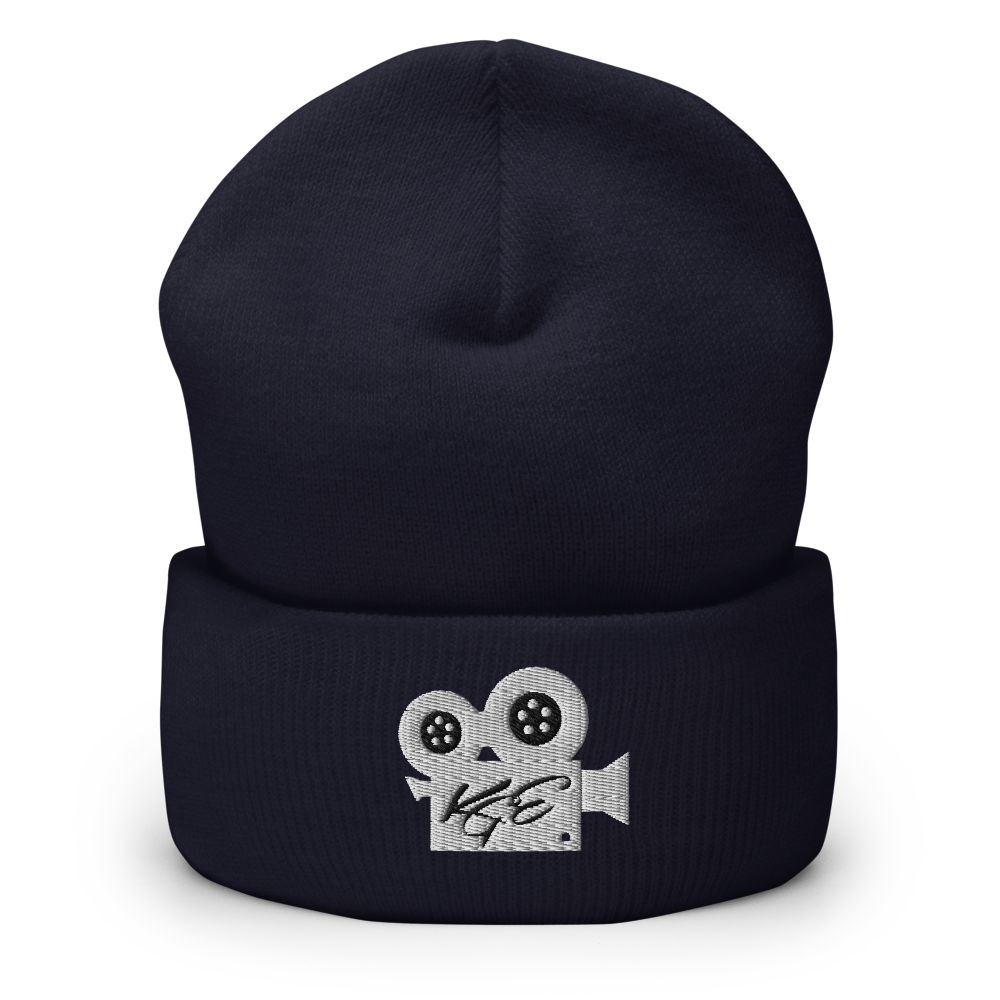 (NEW) KGE WT Movie Camera Cuffed Beanie