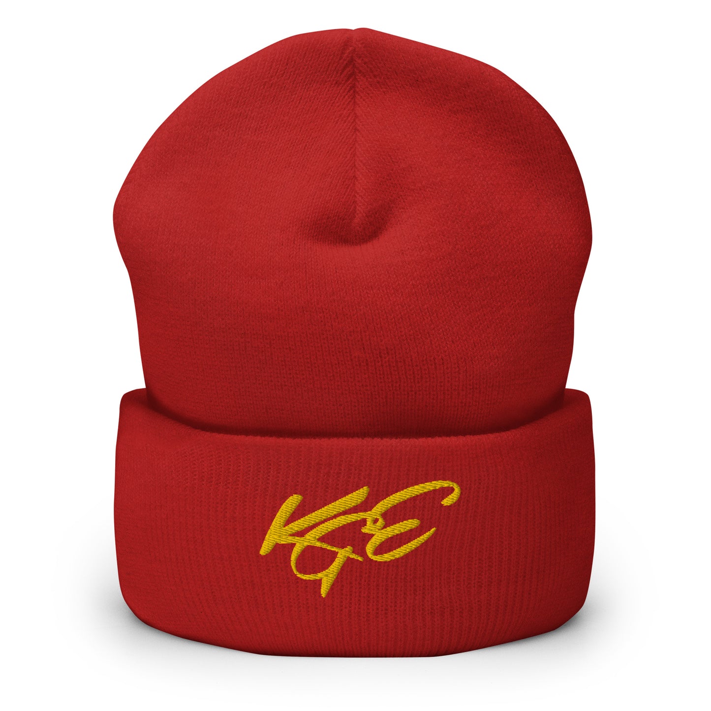 KGE Unlid Gold Cuffed Beanie