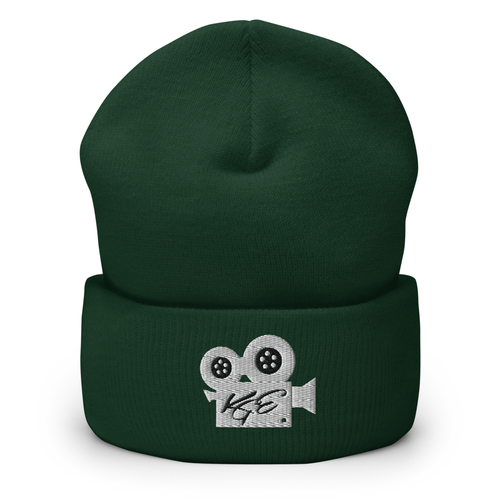 (NEW) KGE WT Movie Camera Cuffed Beanie