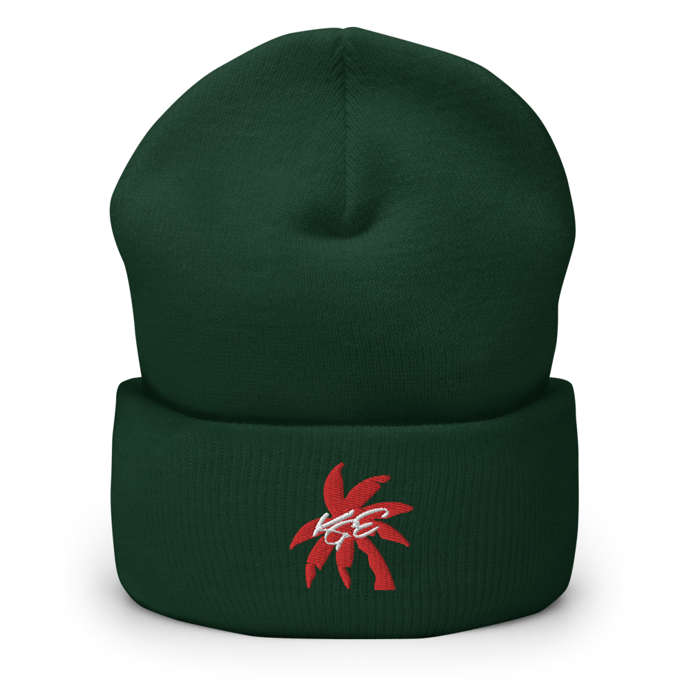 KGE Unlid Palm Paradise Cuffed Beanie