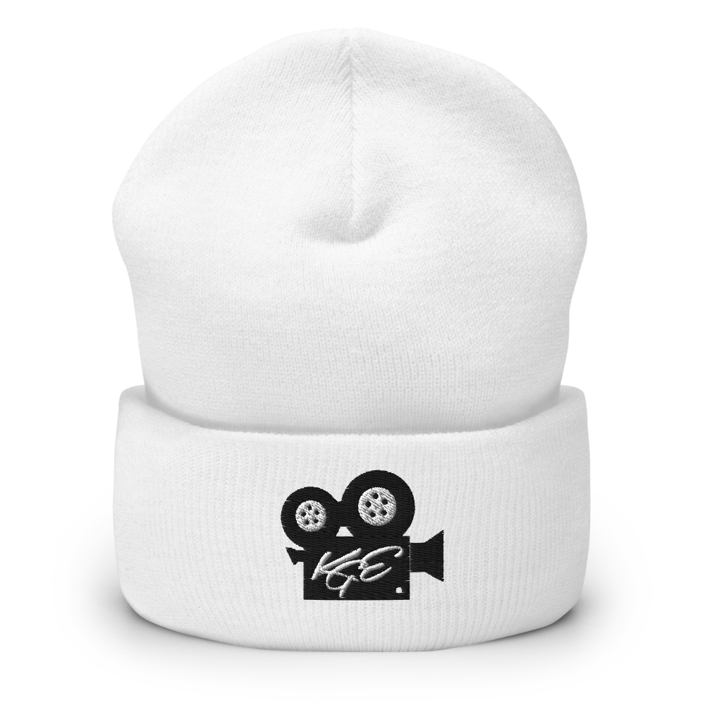 (NEW) KGE BK Movie Camera Cuffed Beanie