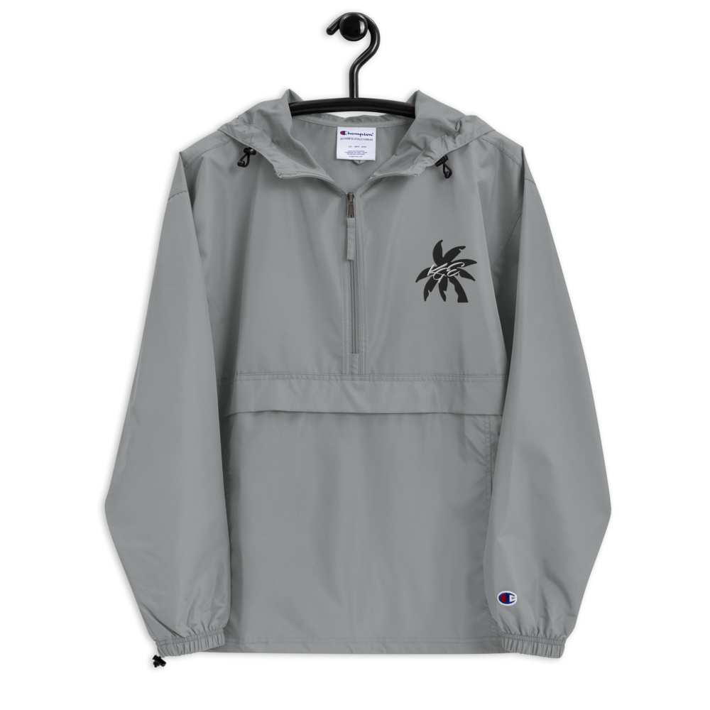 KGE Unlid Palm Paradise Embroidered Champion Packable Jacket