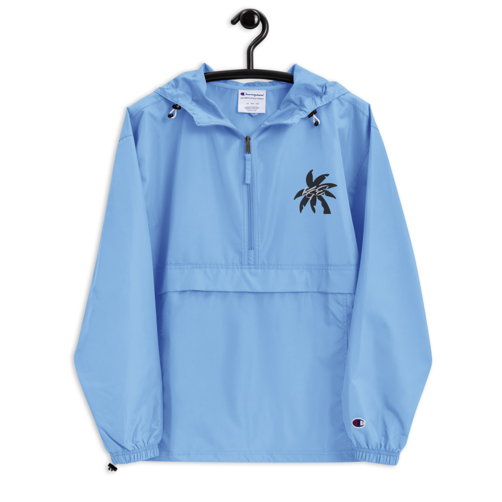 KGE Unlid Palm Paradise Embroidered Champion Packable Jacket