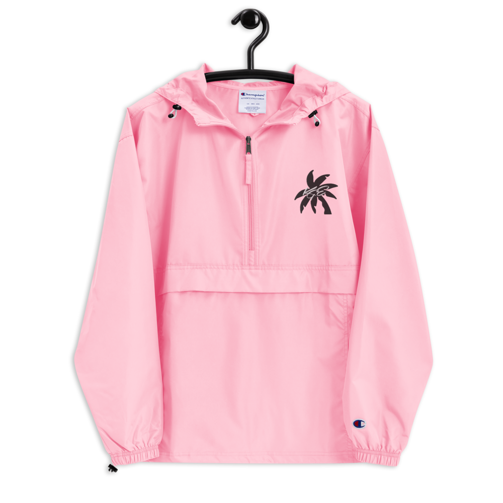 KGE Unlid Palm Paradise Embroidered Champion Packable Jacket