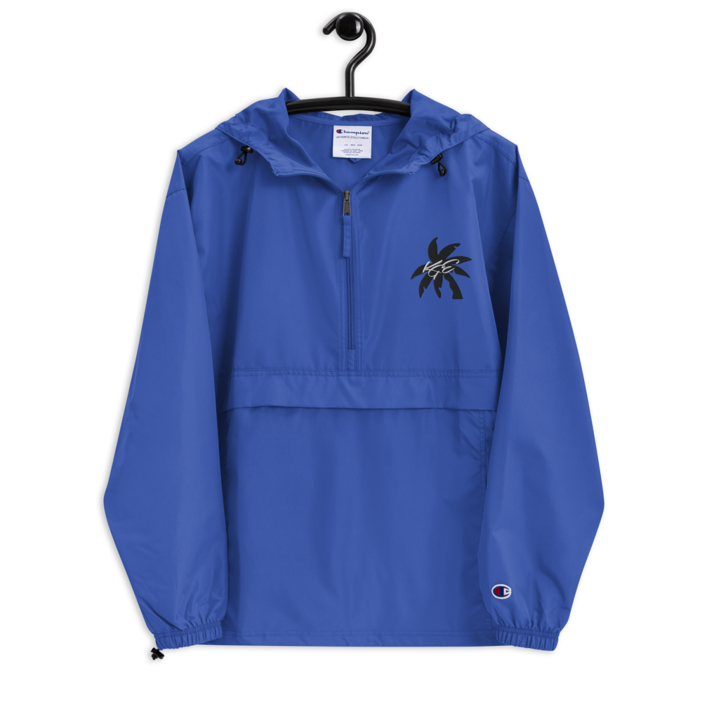 KGE Unlid Palm Paradise Embroidered Champion Packable Jacket