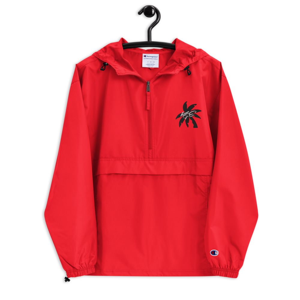 KGE Unlid Palm Paradise Embroidered Champion Packable Jacket