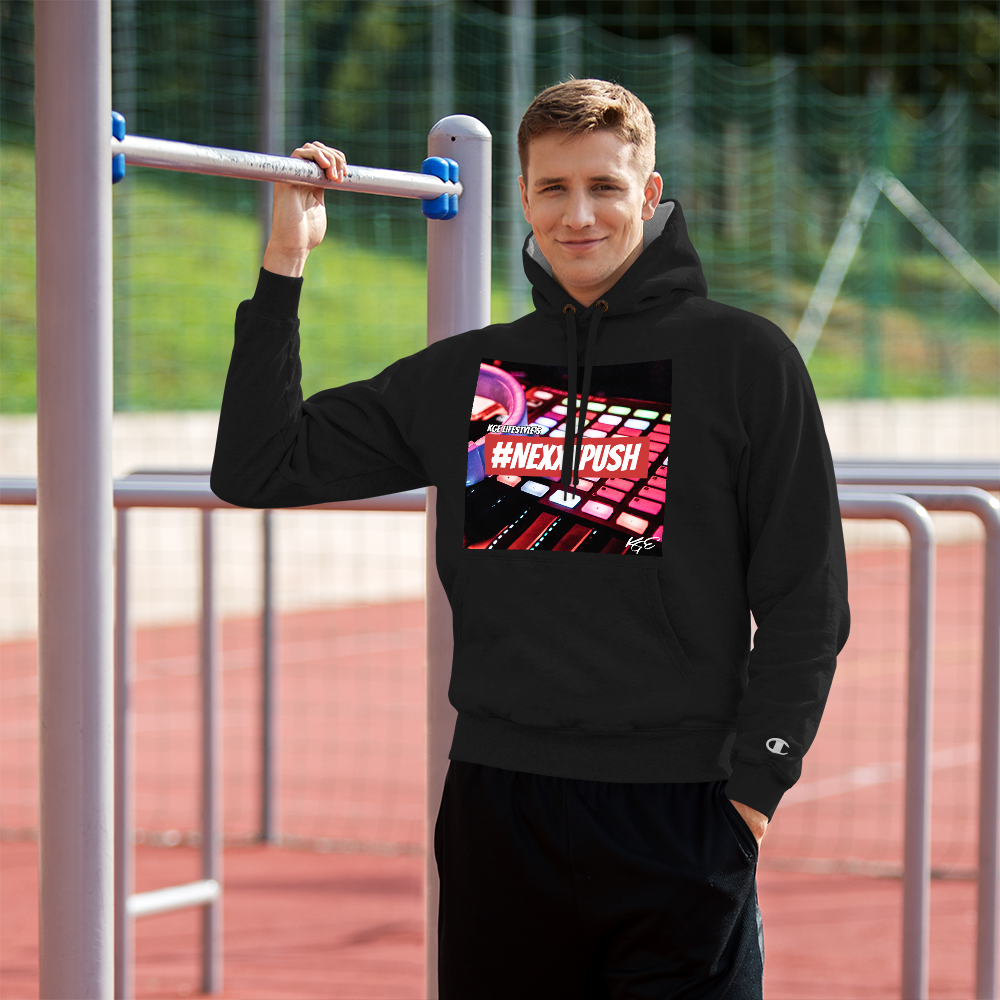 Champion #Nexxtpush Proudcer Hoodie (Front & Back)