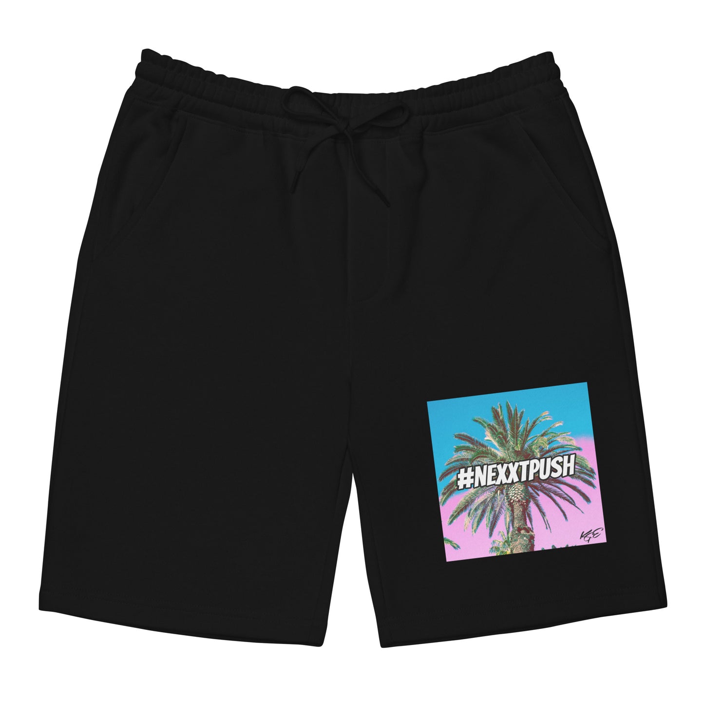 #Nexxtpush Palm Paradise Men's fleece shorts