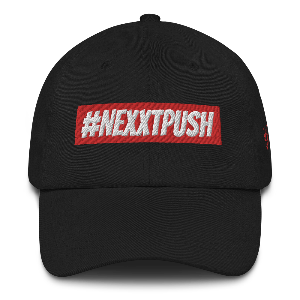 Nexxtpush Red Bar Dad hat