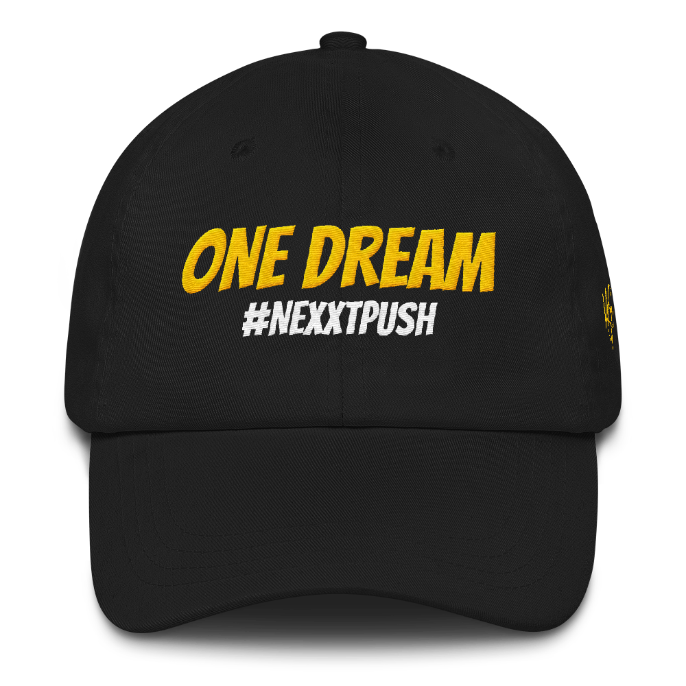 Yupoong Dad Hat - One Dream Gold #NEXXTPUSH