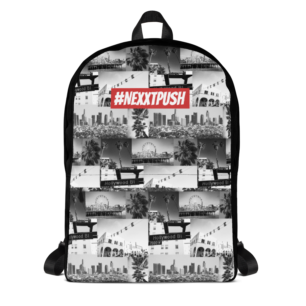 #NEXXTPUSH - Los Angeles Collage - Cut & Sew Backpack