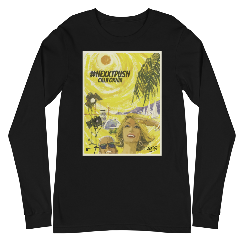 #Nextpush - Vintage California | Soft-Fit Long Sleeve Tee