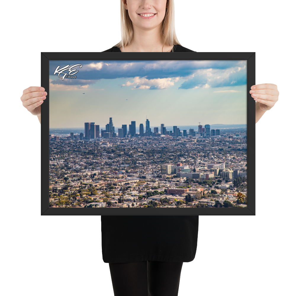 Los Angeles Framed Photo Paper Poster By KGE Photography