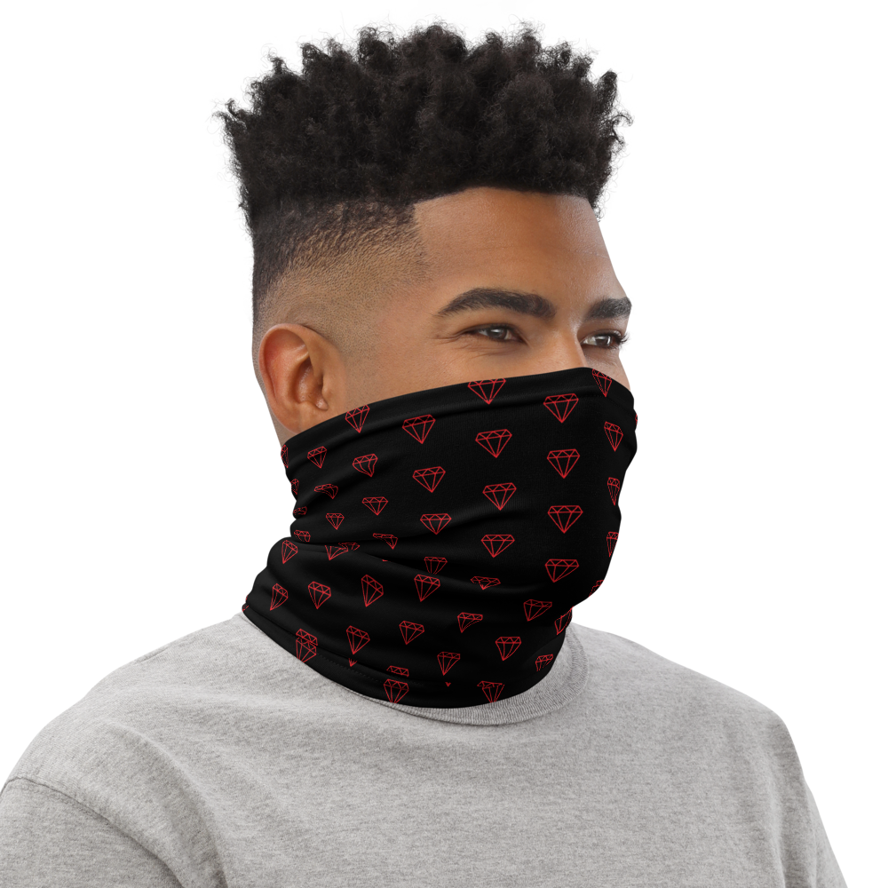 Red Diamond Neck Gaiter (Face Mask)