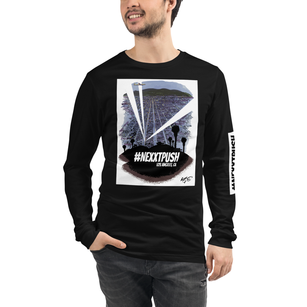 #Nexxtpush - Vintage Los Angeles | Soft-Fit Long Sleeve Tee