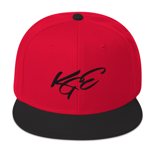 KGE Unlid- Red/Black Otto Cap Snapback