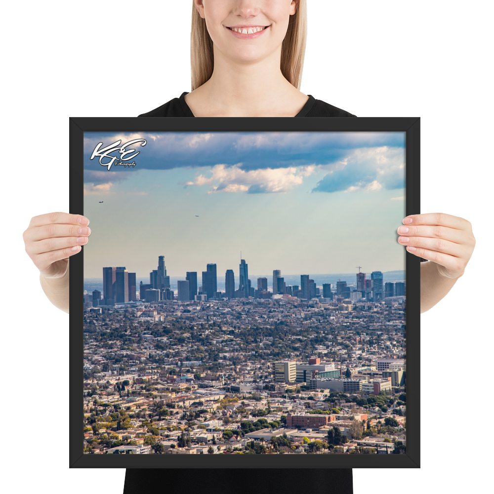 Los Angeles Framed Photo Paper Poster By KGE Photography