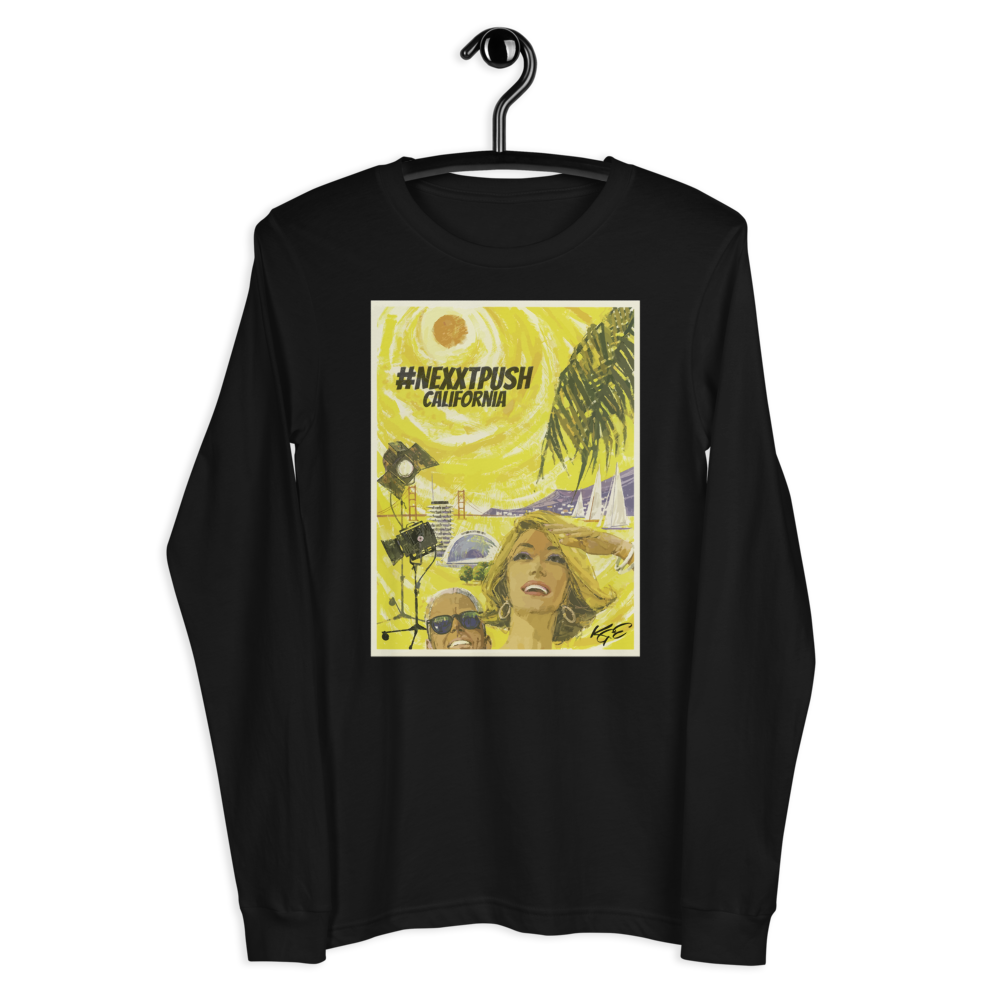 #Nextpush - Vintage California | Soft-Fit Long Sleeve Tee