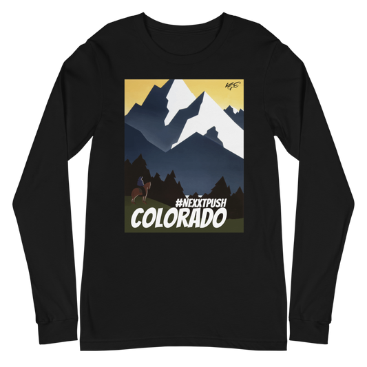 #Nextpush - Vintage Colorado | Soft-Fit Long Sleeve Tee