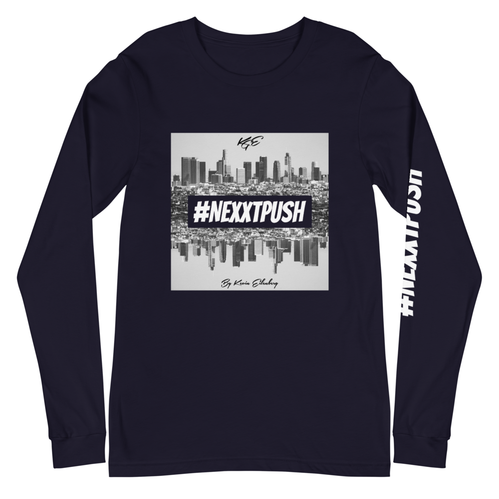 #Nexxtpush -  Los Angeles Skyline | Soft-Fit Long Sleeve Tee