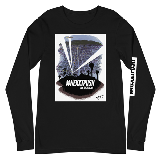 #Nexxtpush - Vintage Los Angeles | Soft-Fit Long Sleeve Tee